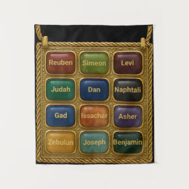 The 12 tribes of Israel Tapestry Wandteppich