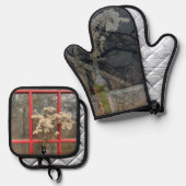 The 13th Skult. Ofenhandschuh & Topflappen-Set (Vorderseite/Rückseite)
