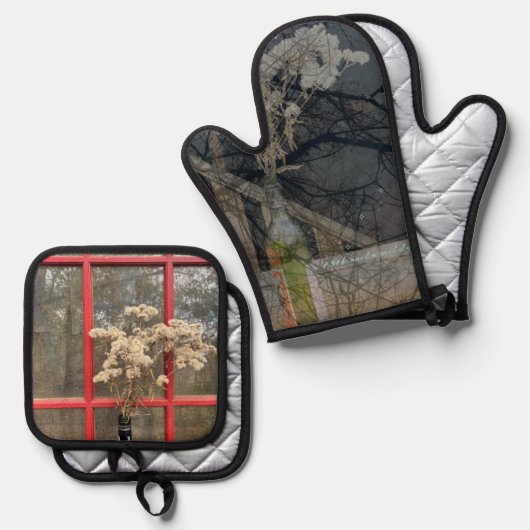 The 13th Skult.  Ofenhandschuh & Topflappen-Set (Vorderseite/Rückseite)