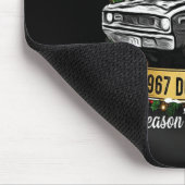 The 1967 Dodge Dart Clic Holiday Cheer Apparel Mousepad (Ecke)
