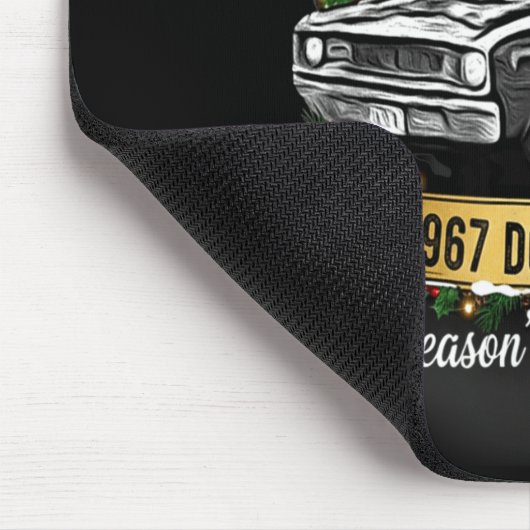 The 1967 Dodge Dart Clic Holiday Cheer Apparel Mousepad (Ecke)