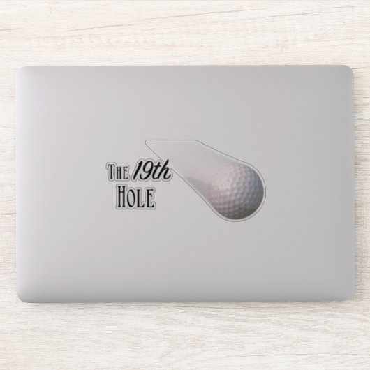 The 19th Hole Golf Aufkleber (Computer)