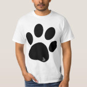 The 19th RIDE White with Black Paw T-Shirt (Vorderseite)