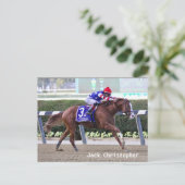 The 2021 Champagne Stakes Postkarte (Stehend Vorderseite)