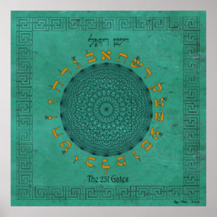 The 231 Gates Malachite Poster