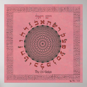 The 231 Gates Rose Poster