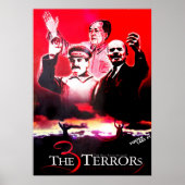 The 3 Terrors - Stalin, Mao and Lenin Poster (Vorne)