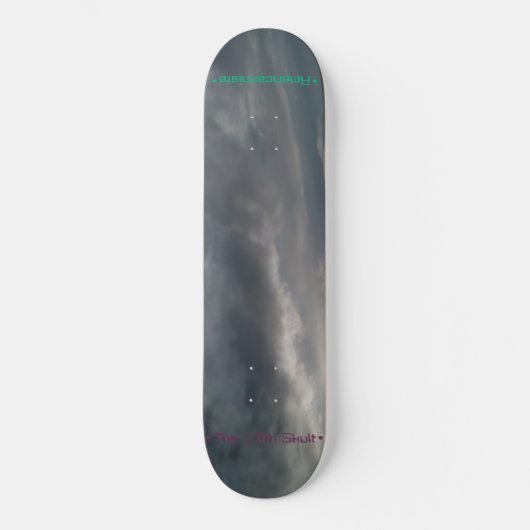The !3th Skult. Skateboard (Vorderseite)