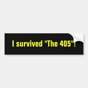 THE 405 bumper sticker Autoaufkleber