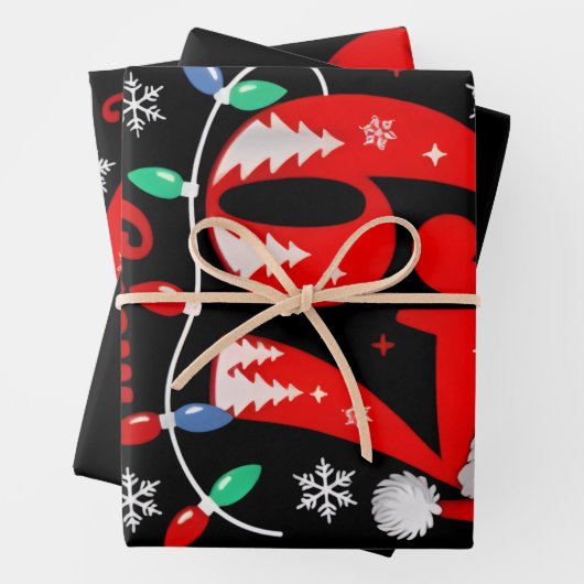 The 67 Christmas Crew Edition Six Seven Brainrot Geschenkpapier Set (Beispiel)