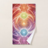 The 7 Chakras´10 Badhandtuch Set (Handtuch)