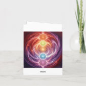 The 7 Chakras´10 Feiertagskarte (Rückseite)