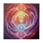 The 7 Chakras´10 Fliese (Vorderseite)