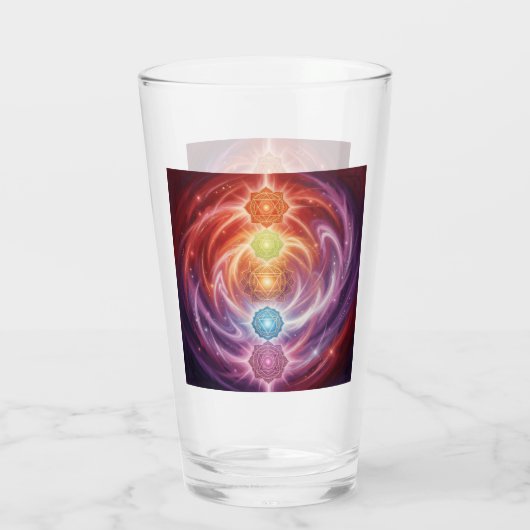 The 7 Chakras´10 Glas (Rückseite)