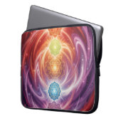 The 7 Chakras´10 Laptopschutzhülle (Vorderseite Links)