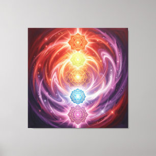 The 7 Chakras´10 Leinwanddruck