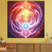 The 7 Chakras´10 Leinwanddruck (Insitu (Wohnzimmer))