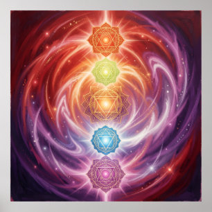 The 7 Chakras´10 Poster