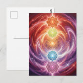 The 7 Chakras´10 Postkarte (Vorne/Hinten)