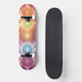 The 7 Chakras´10 Skateboard (Vorderseite)