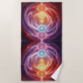 The 7 Chakras´10 Strandtuch