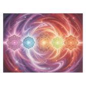 The 7 Chakras´10 Tischdecke (Vorderseite (Horizontal))