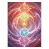 The 7 Chakras´10 Tischdecke (Vorderseite)