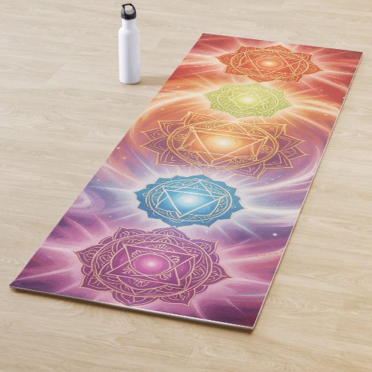The 7 Chakras´10 Yogamatte (Beispiel)