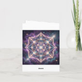 The 7 Chakras´11 Feiertagskarte (Rückseite)