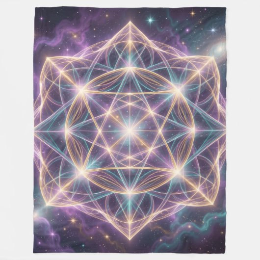 The 7 Chakras´11 Fleecedecke (Vorderseite)