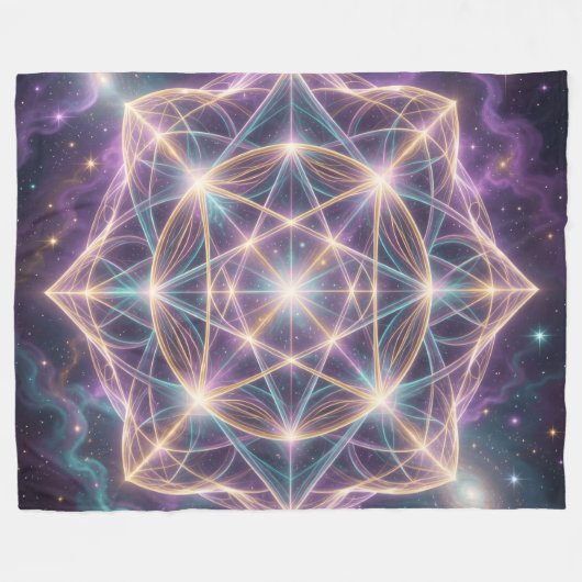 The 7 Chakras´11 Fleecedecke (Vorderseite (Horizontal))