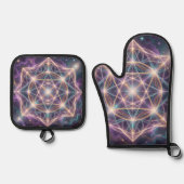 The 7 Chakras´11 Ofenhandschuh & Topflappen-Set (Vorderseite)