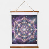 The 7 Chakras´11 Wandteppich Mit Holzrahmen (Vorderseite)