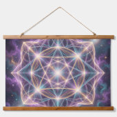 The 7 Chakras´11 Wandteppich Mit Holzrahmen (Vorne)