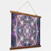 The 7 Chakras´11 Wandteppich Mit Holzrahmen (Gewinkelt)