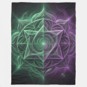 The 7 Chakras´1 Fleecedecke (Vorderseite)