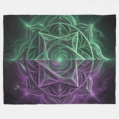 The 7 Chakras´1 Fleecedecke (Vorderseite (Horizontal))