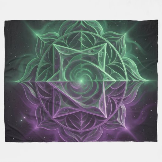 The 7 Chakras´1 Fleecedecke (Vorderseite (Horizontal))