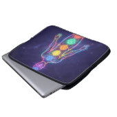 The 7 Chakras´2 Laptopschutzhülle (Vorne Knopf)