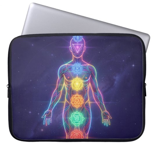 The 7 Chakras´2 Laptopschutzhülle (Vorderseite)