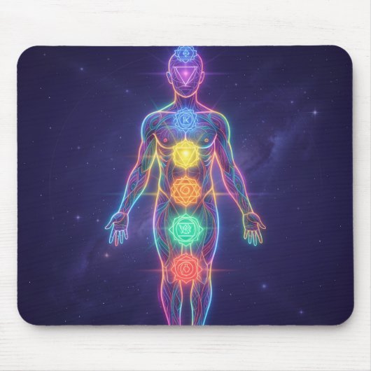The 7 Chakras´2 Mousepad (Vorne)