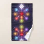 The 7 Chakras´3 Badhandtuch Set (Handtuch)