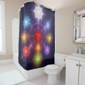 The 7 Chakras´3 Duschvorhang (Beispiel)