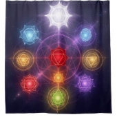 The 7 Chakras´3 Duschvorhang (Vorderseite)