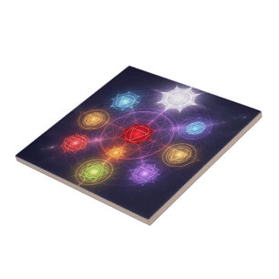 The 7 Chakras´3 Fliese