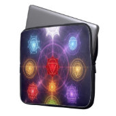 The 7 Chakras´3 Laptopschutzhülle (Vorderseite Links)
