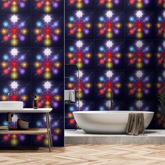 The 7 Chakras´3 Tapete (Badezimmer)