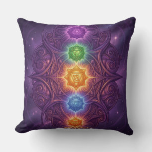 The 7 Chakras´5 Kissen