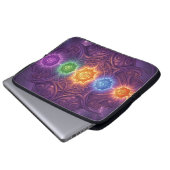 The 7 Chakras´5 Laptopschutzhülle (Vorne Knopf)