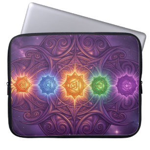 The 7 Chakras´5 Laptopschutzhülle